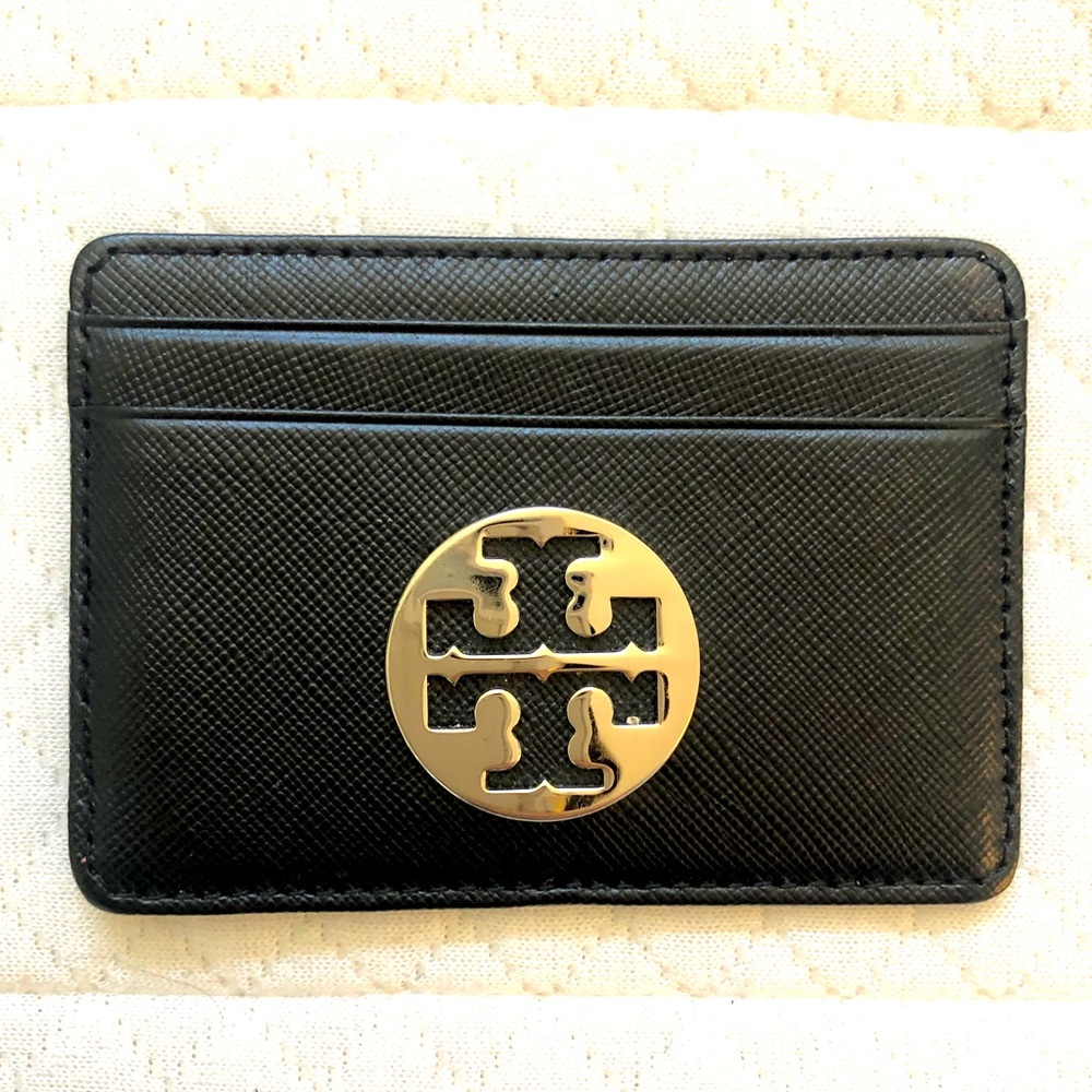 Tory Burch vinyl credit card holder